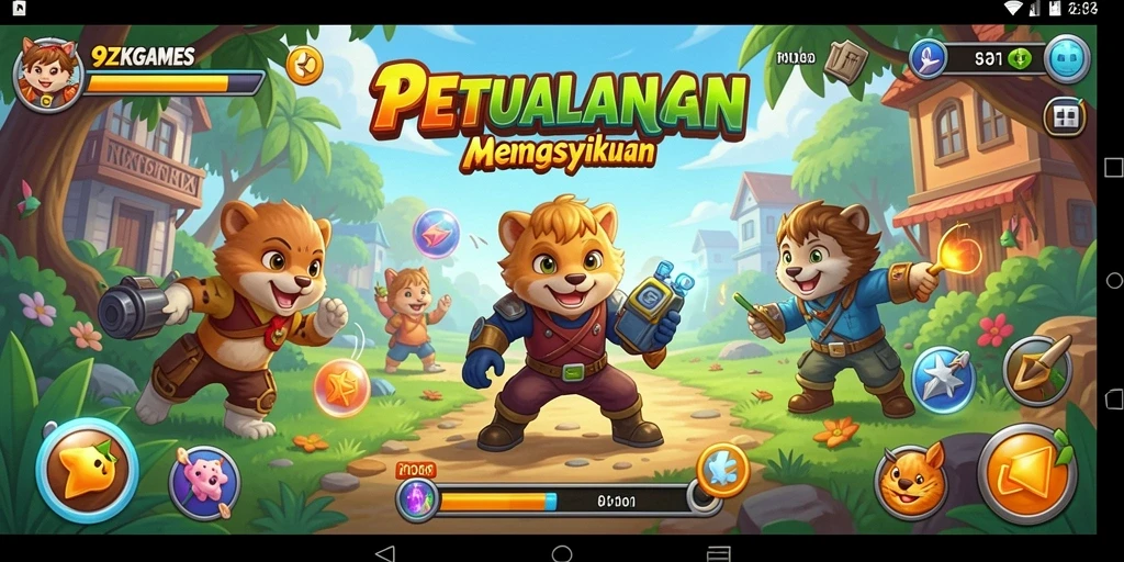 Screenshot permainan 9ZKGAMES menampilkan gameplay seru yang menghibur.
