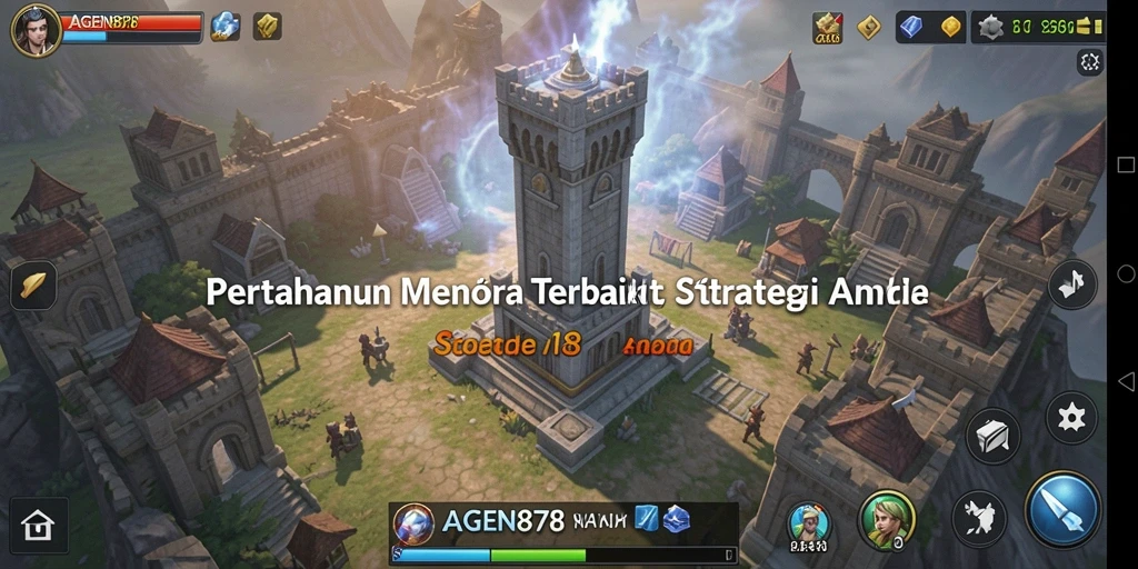 Tampilan terpanas dari gameplay Tower Defense AGEN878.