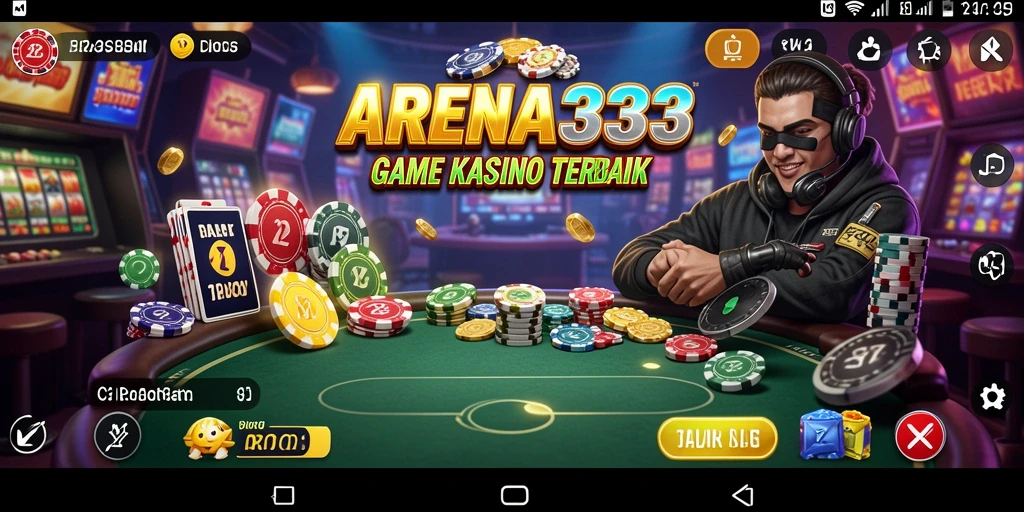 Tampilan menarik dari gameplay Kasino ARENA333 saat bermain.