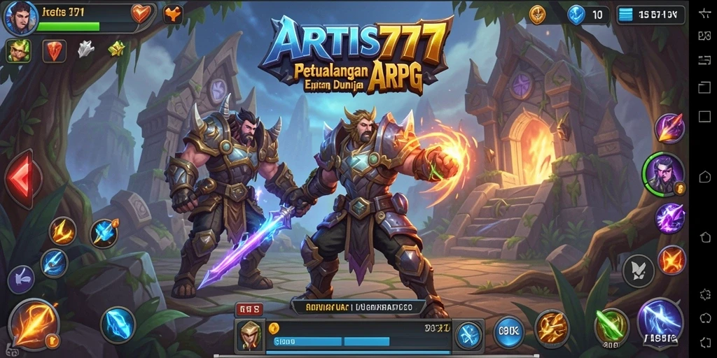 Tampilan gameplay seru dan grafis menawan di ARTIS777.