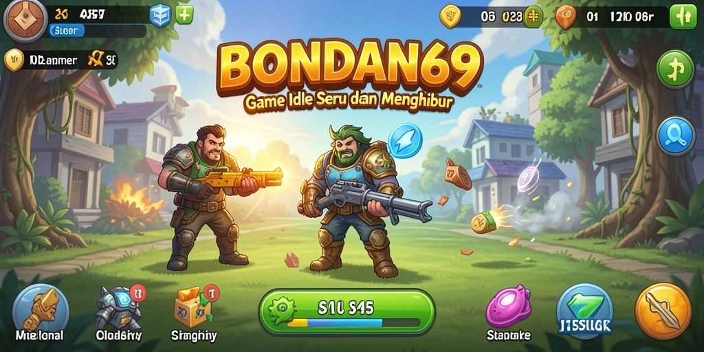 Tangkapan layar gameplay BONDAN69 yang menampilkan aksi Idle yang seru.