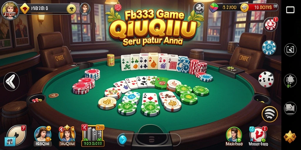 Tampilan screenshot utama FB333 dengan gameplay menarik QiuQiu.