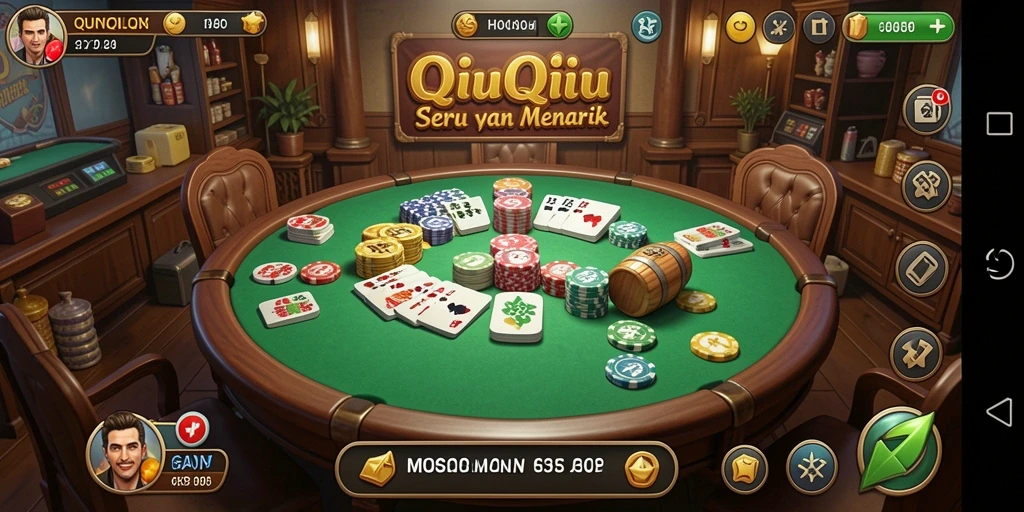 Tampilan gameplay seru di HARAPJP dengan teman-teman.