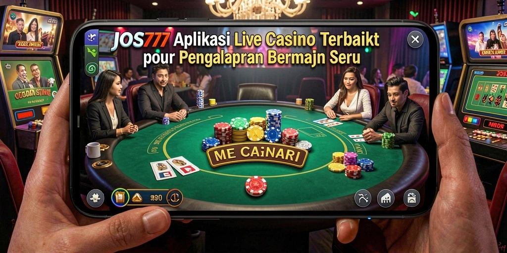 Menampilkan dealer professional dalam permainan Live Casino yang mendebarkan.