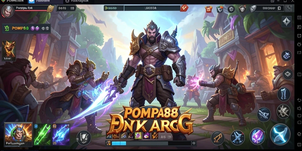 Screenshot utama POMPA88 menampilkan petualangan seru dalam dunia ARPG.