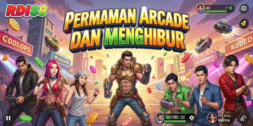 Screenshot gameplay RDI88 menampilkan karakter beraksi di level seru.