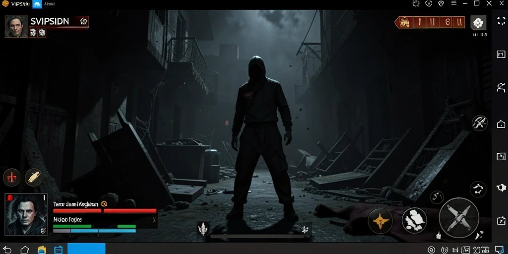 Tangkapan layar menunjukkan suasana mencekam dari gameplay SVIPSIDN.