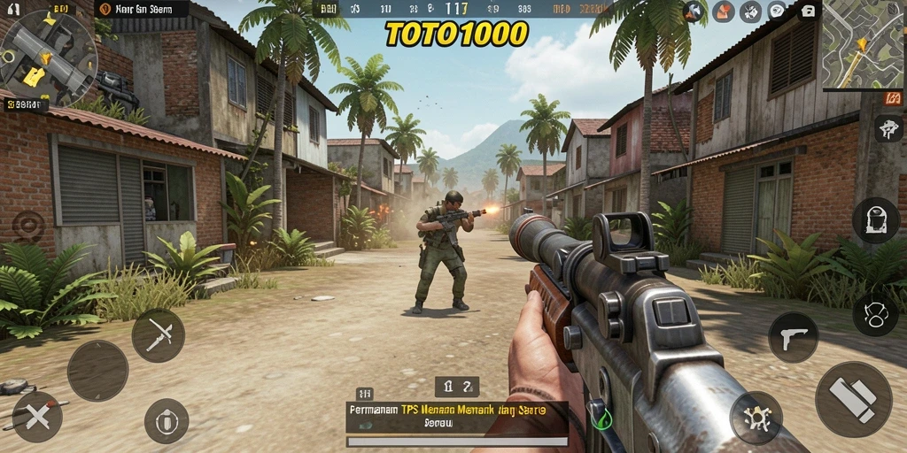 Tampilan gameplay TOTO1000 yang mendebarkan dan seru.