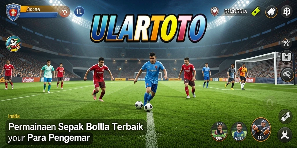 Tampilan permainan <strong>ULARTOTO</strong> yang menampilkan aksi-aksi menegangkan di lapangan.